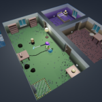 Unity Game, "Overclean", 3D Game Art
